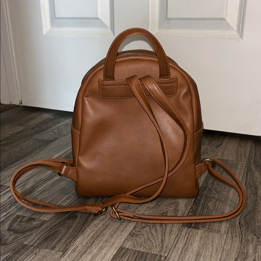 Small Brown Backpack - Picture 2 of 4